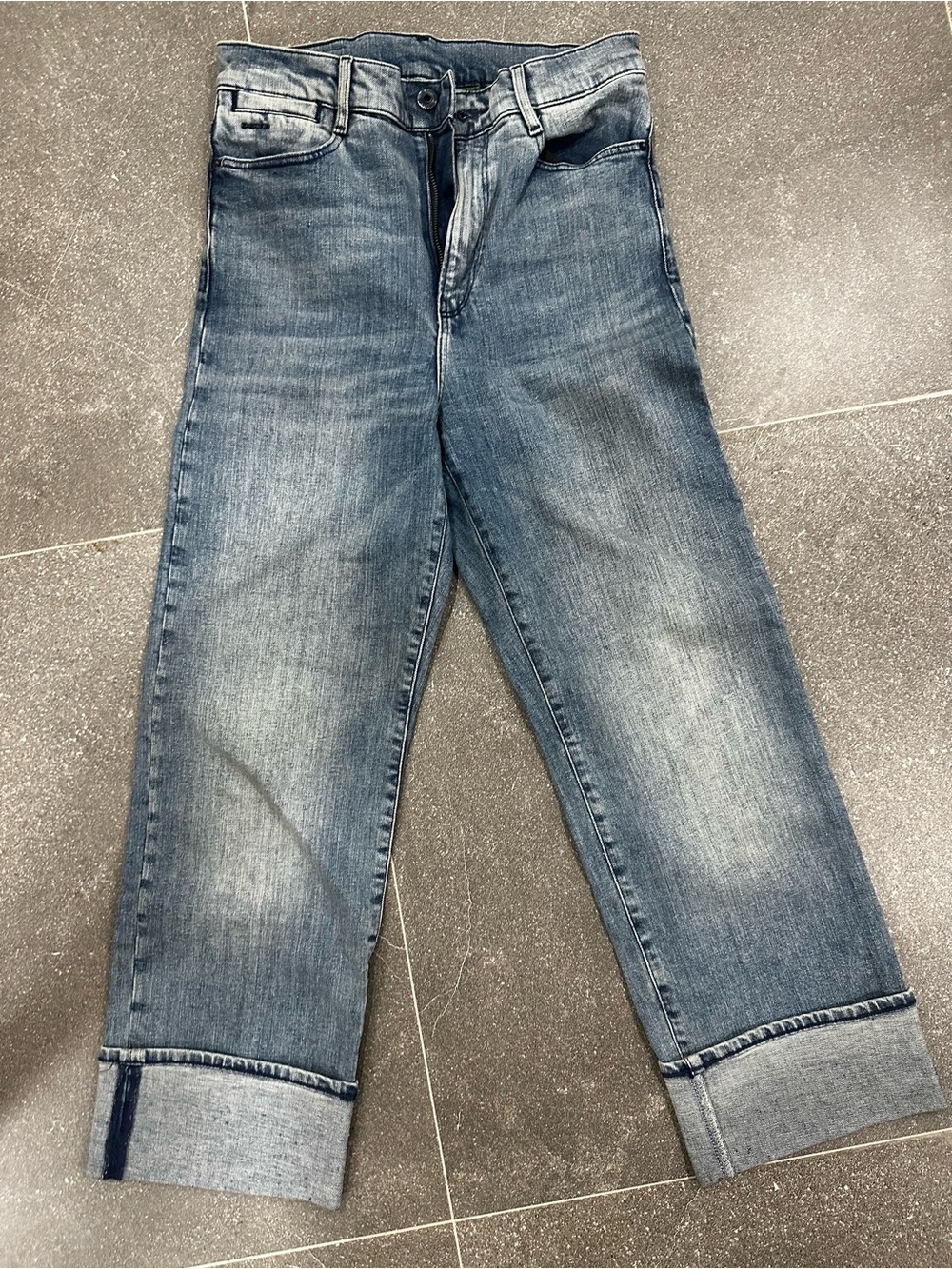 G-Star RAW Tedie Ultra High Straight Jeans Cuffed 27/30